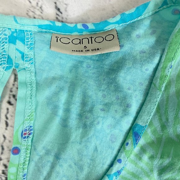 Icantoo Sleeveless Pockets Tunic Top S - Picture 6 of 6